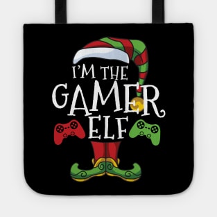 Gamer Elf Family Matching Christmas Holiday Group Gift Pajama Tote