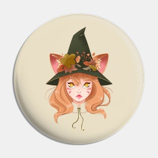 Fox Witch Pin