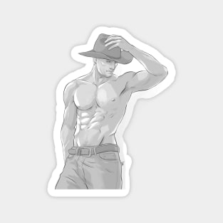 Cowboy!Cullen Magnet