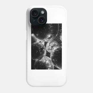 Black and White Disco Shining Balls Phone Case