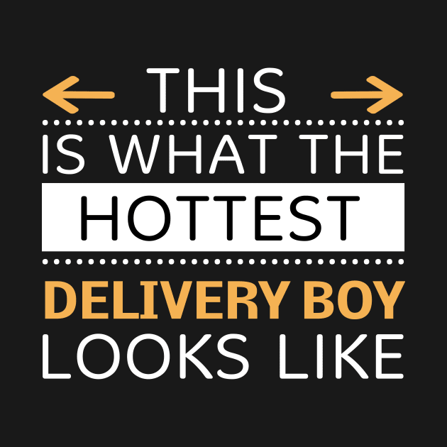 Delivery Boy Looks Like Creative Job Typography Design by Stylomart