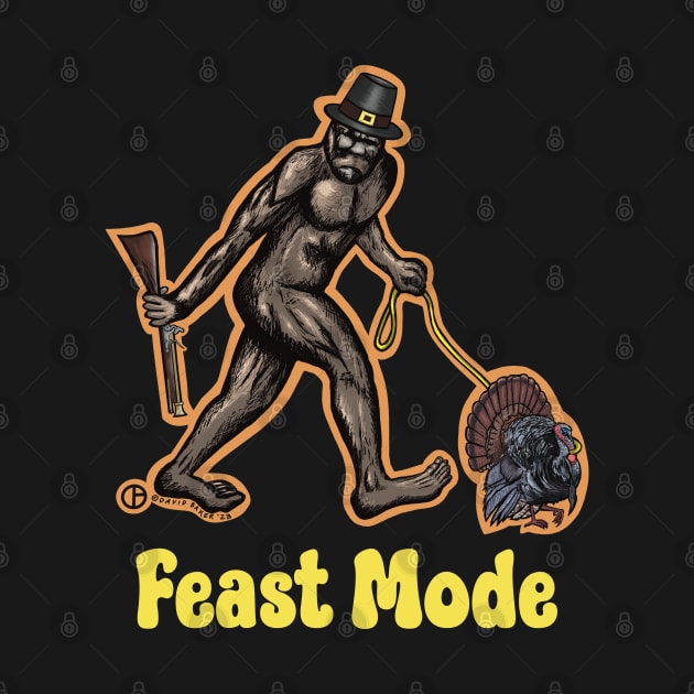 Feast Mode Bigfoot by Art from the Blue Room