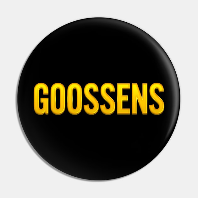 Goossens Family Name Pin by xesed