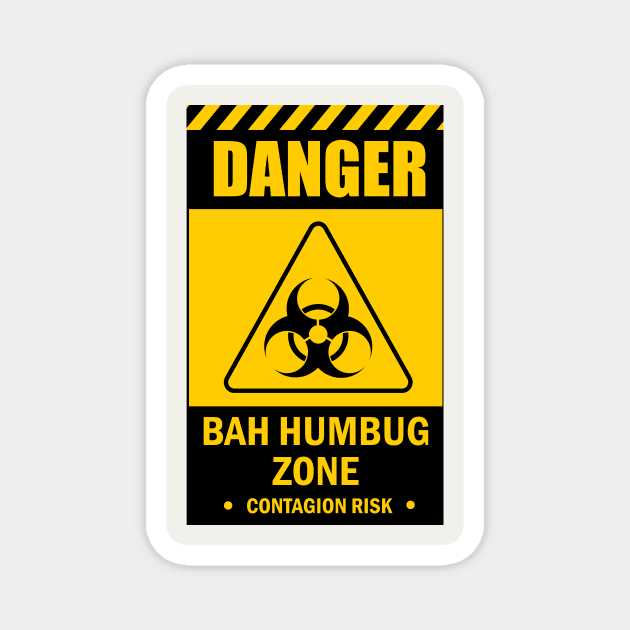 Bah Humbug zone Magnet by bluehair