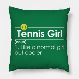 Tennis-Girl Pillow