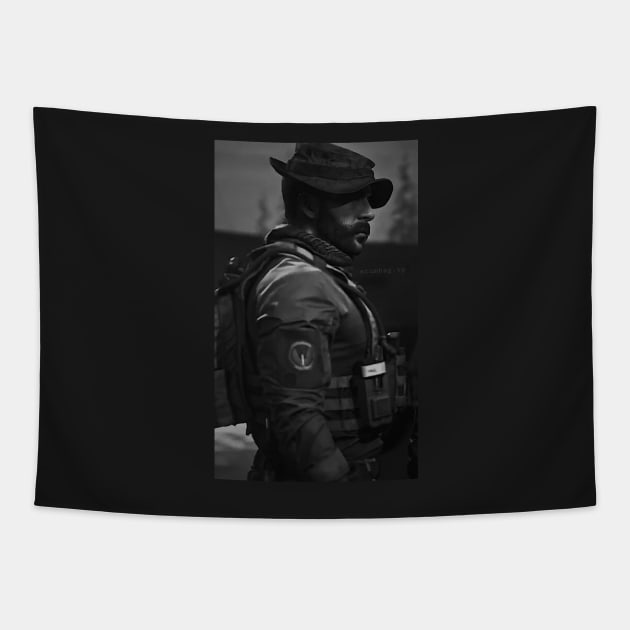 Captain Price Tapestry by scumbagg