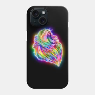 Glowing Pride Rainbow Lion Phone Case