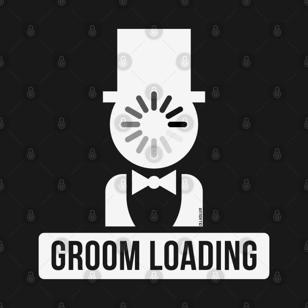 Groom Loading (Stag Night / Bachelor Party / White) by MrFaulbaum