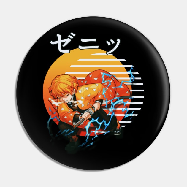 Zenitsu Chan Demon Slayer Pin by LAN22