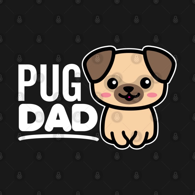 Pug Dad by DetourShirts