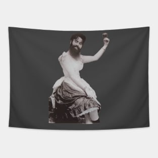 Bearded Lady Toast Tapestry