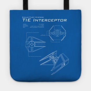 TIE Interceptor Blueprints Tote