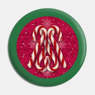 Candy Canes Pin