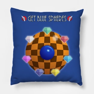 Get Blue Spheres Pillow