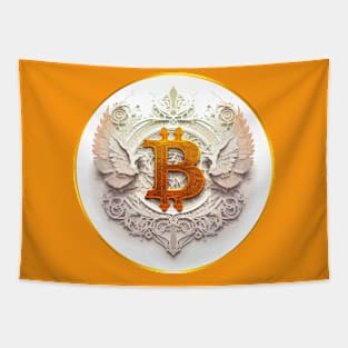 Bitcoin Four by Patrick Hager Tapestry