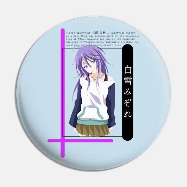 Mizore Shirayuki Pin by Araki Shop