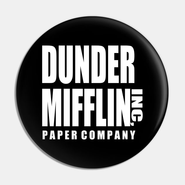 Dunder Mifflin Inc Pin by Sempolan Art