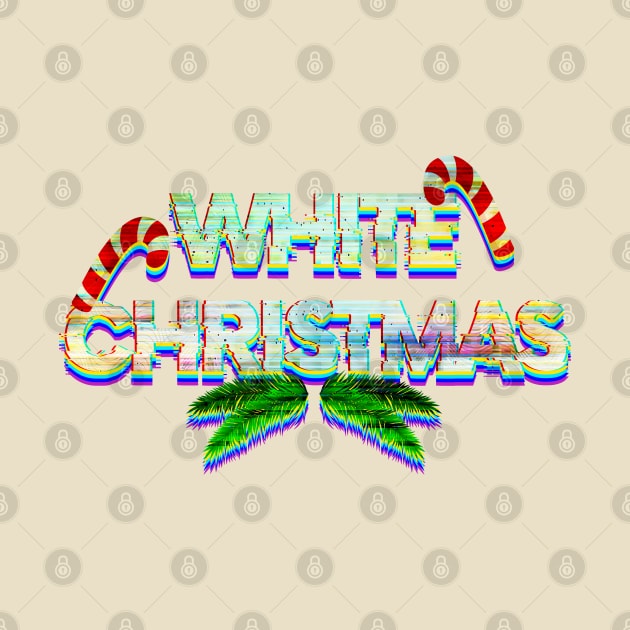 White Christmas Glitch by Luba