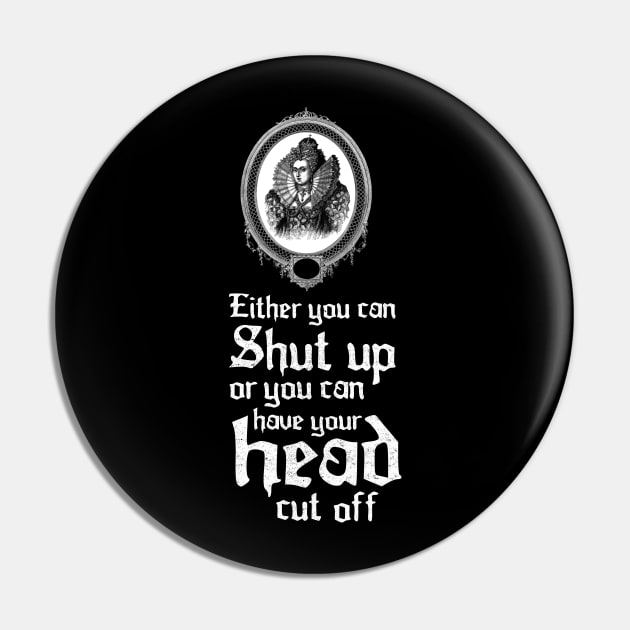 Shut up Pin by BOEC Gear