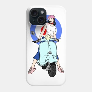 Pretty Scooter Girl Phone Case