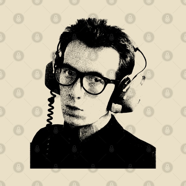 Elvis Costello by RetroPandora