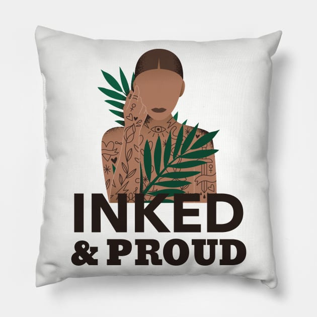 inked and proud Pillow by Theblackberry