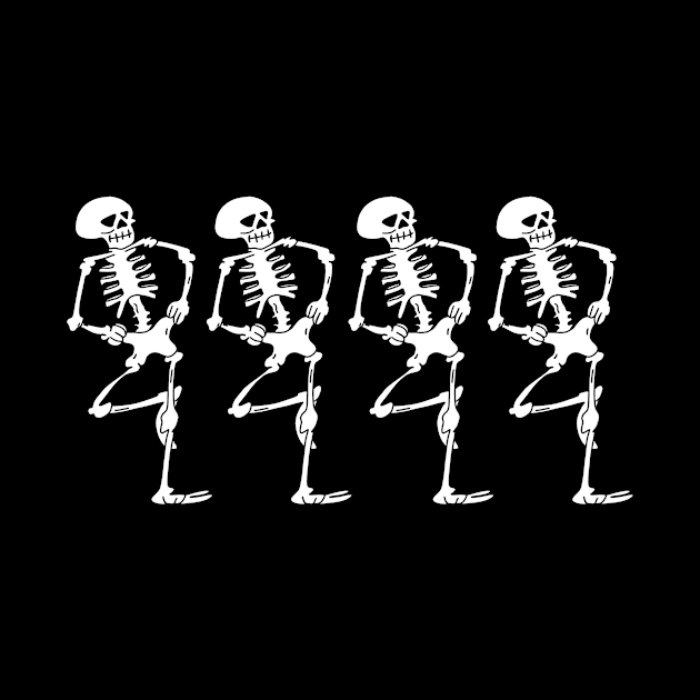 Dancing Skeletons by MelissaJoyCreative