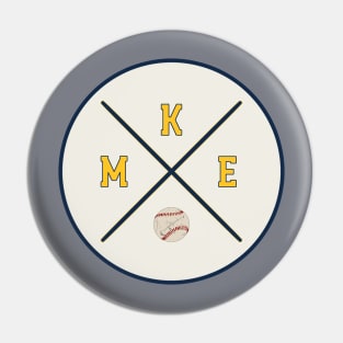 MKE Baseball Pin