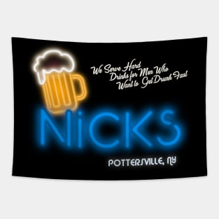 Nicks Bar Pottersville NY Tapestry