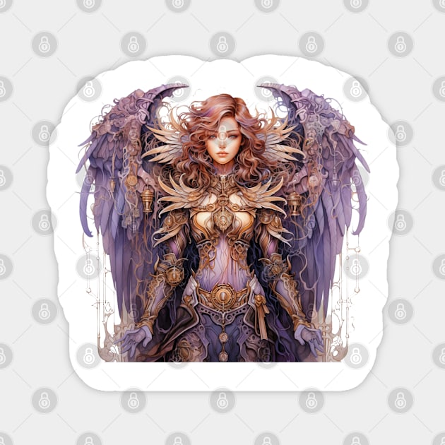 Steampunk Angel #8 Magnet by Chromatic Fusion Studio