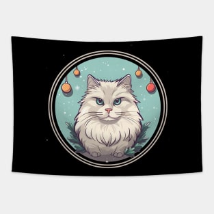 Siberian Cat Xmas Ornament, Love Cats Tapestry