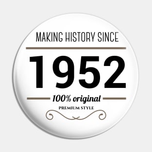 Making history since 1952 Pin