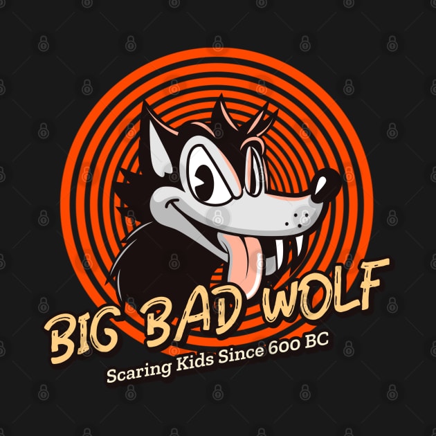 Big Bad Wolf Funny Halloween Design by Up 4 Tee