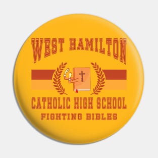 Fighting Bibles Pin