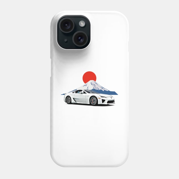 LFA Fuji JDM Japan Print Phone Case by Auto-Prints