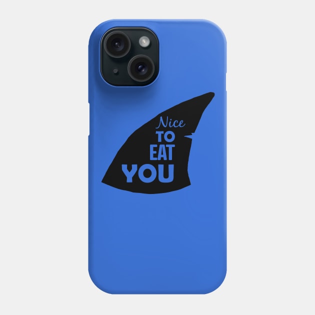 Shark Attack Snack Time Phone Case by Frypie