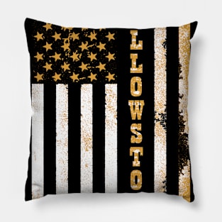 Yellowstone Flag Pillow