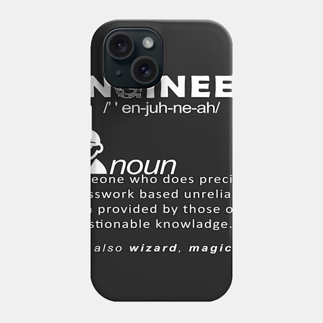 i am engineer noun Phone Case by zopandah