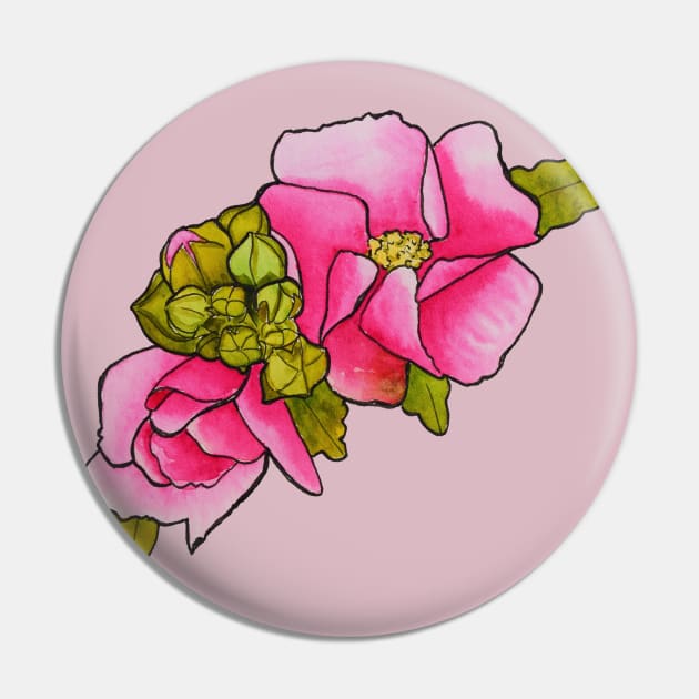 Floral Delight Pin by Kirsty Topps