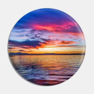 Rainbow Sunset in Thessaloniki Pin