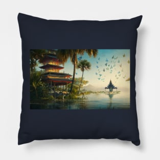 Pagoda Paradise Pillow