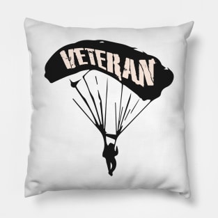 Army Paratrooper Veteran Pillow