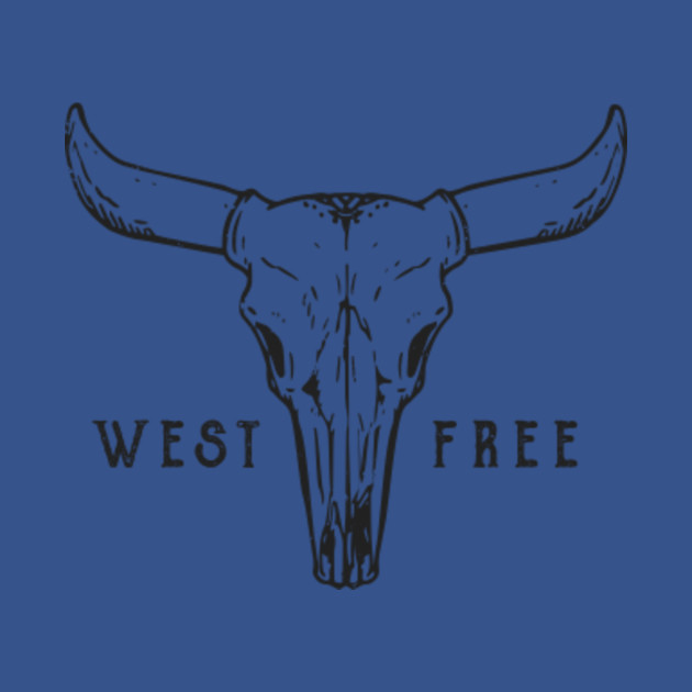 Disover Boho Cow Skull West And Free Western Cowgirl Bull Skull - Wild West - T-Shirt