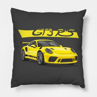 car gt3 rs 911 yellow edition Pillow