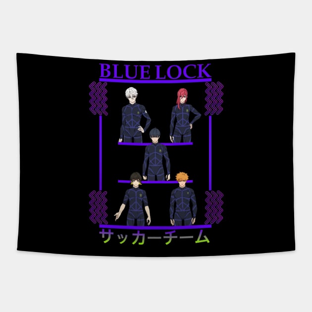 Blue Lock Tapestry by IainDodes