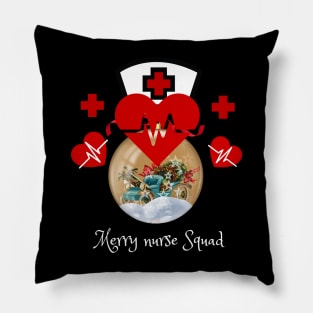 Merry nurse Squad Pillow