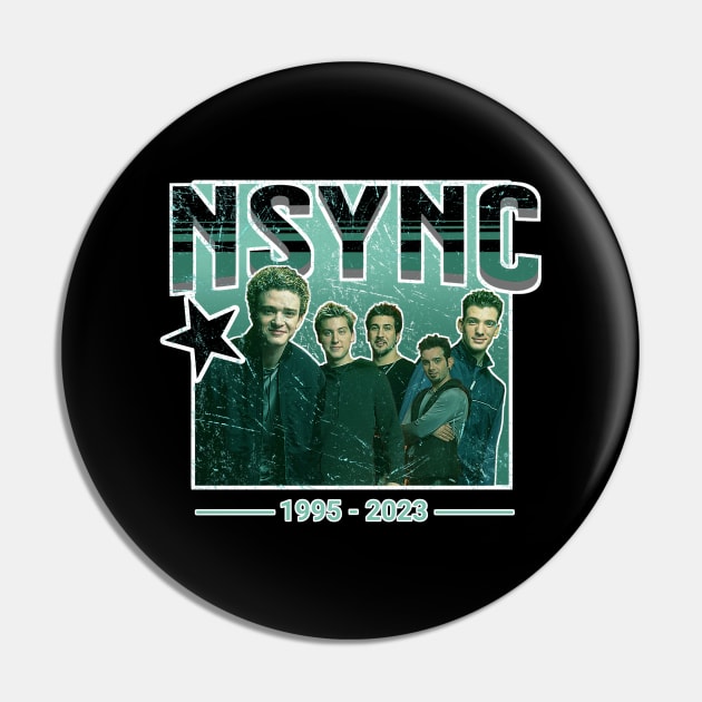 Nsync Green Vintage 90s Pin by top snail