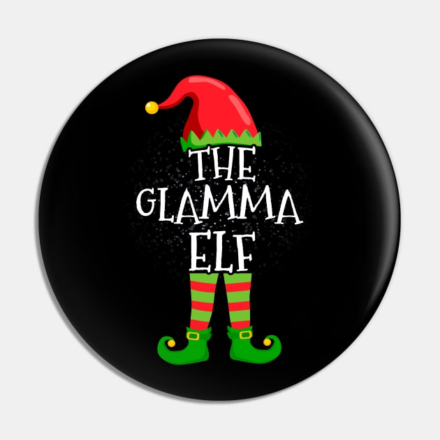 Glamma Elf Family Matching Christmas Group Funny Gift Pin by silvercoin