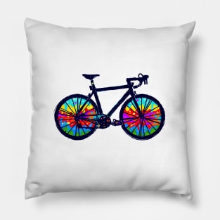 Psychedebicycle Pillow