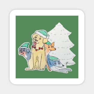 Christmas elves Magnet